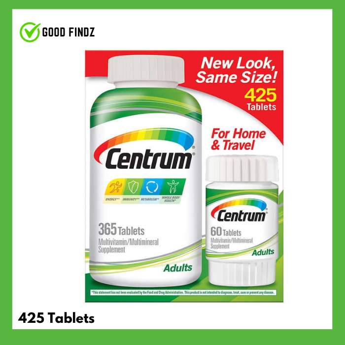 Centrum Adults 425 Tablets Complete Vitamins for Adults From USA