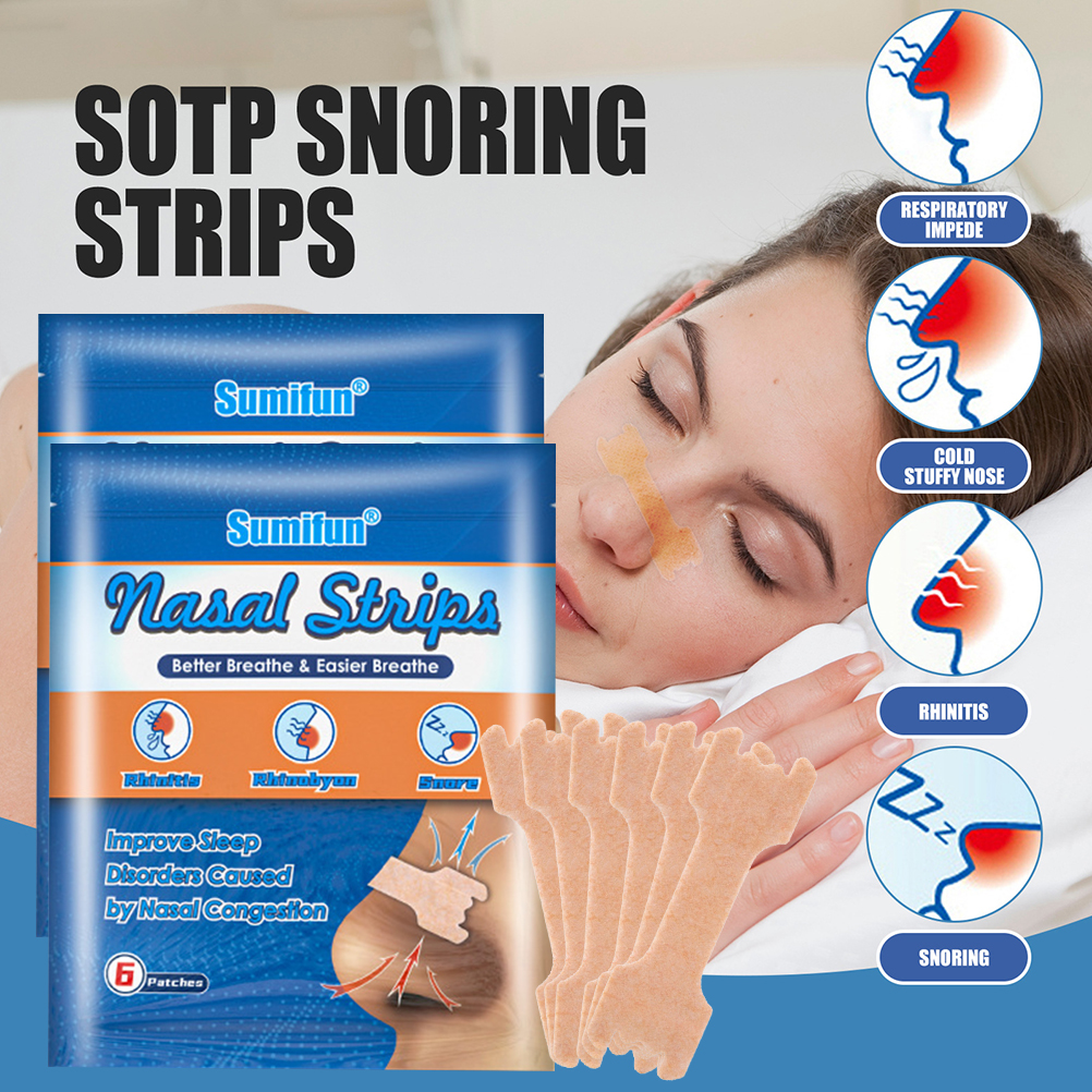 12 Pcs Nasal Strips for Snoring Reduce Stop Snoring Strips Sleeping