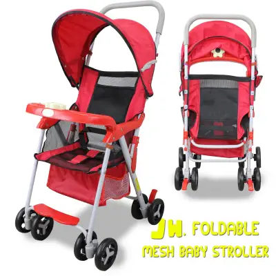 JW Foldable Lightweight Mesh Baby Stroller