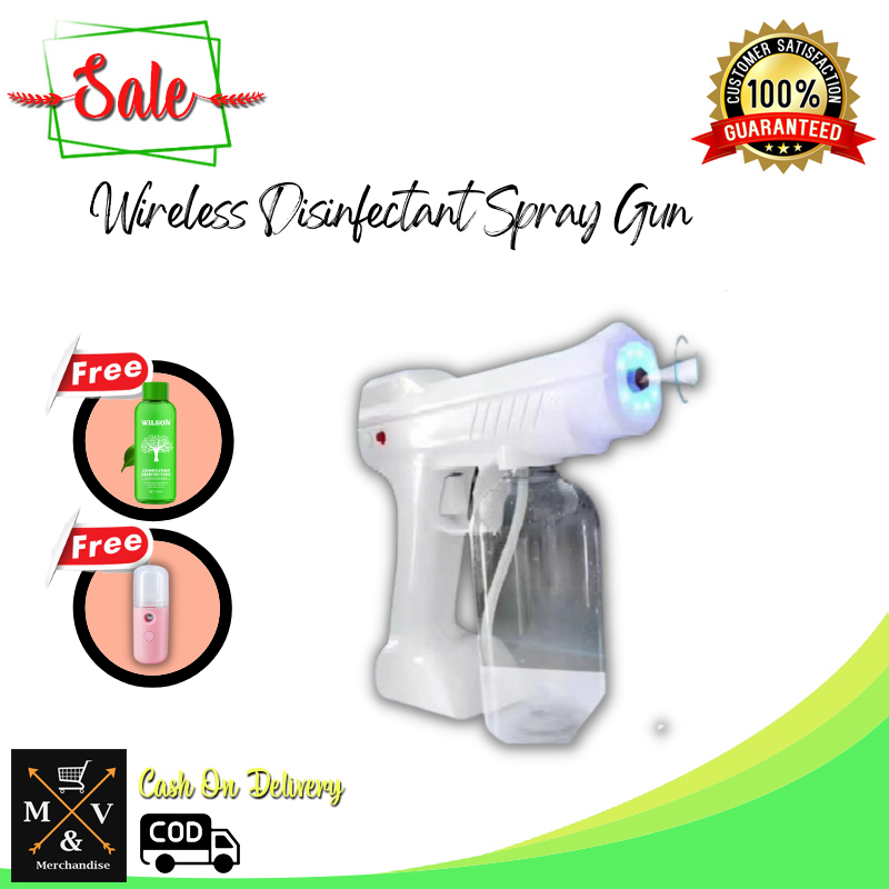 M&V Merchandise Wireless Disinfection Spray Gun Mist/ Disinfection Spray Mist/ Wireless