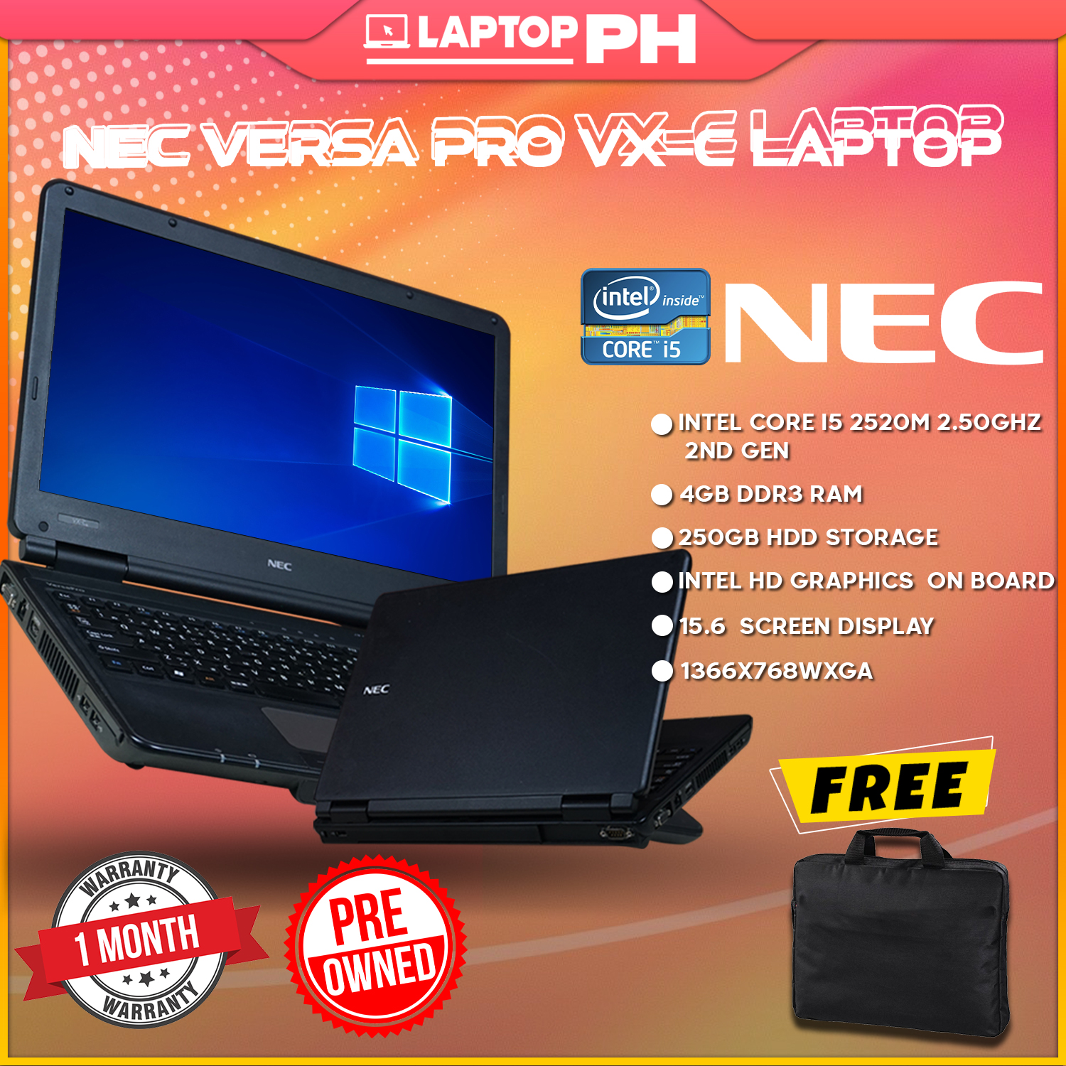 NEC laptop Versa Pro