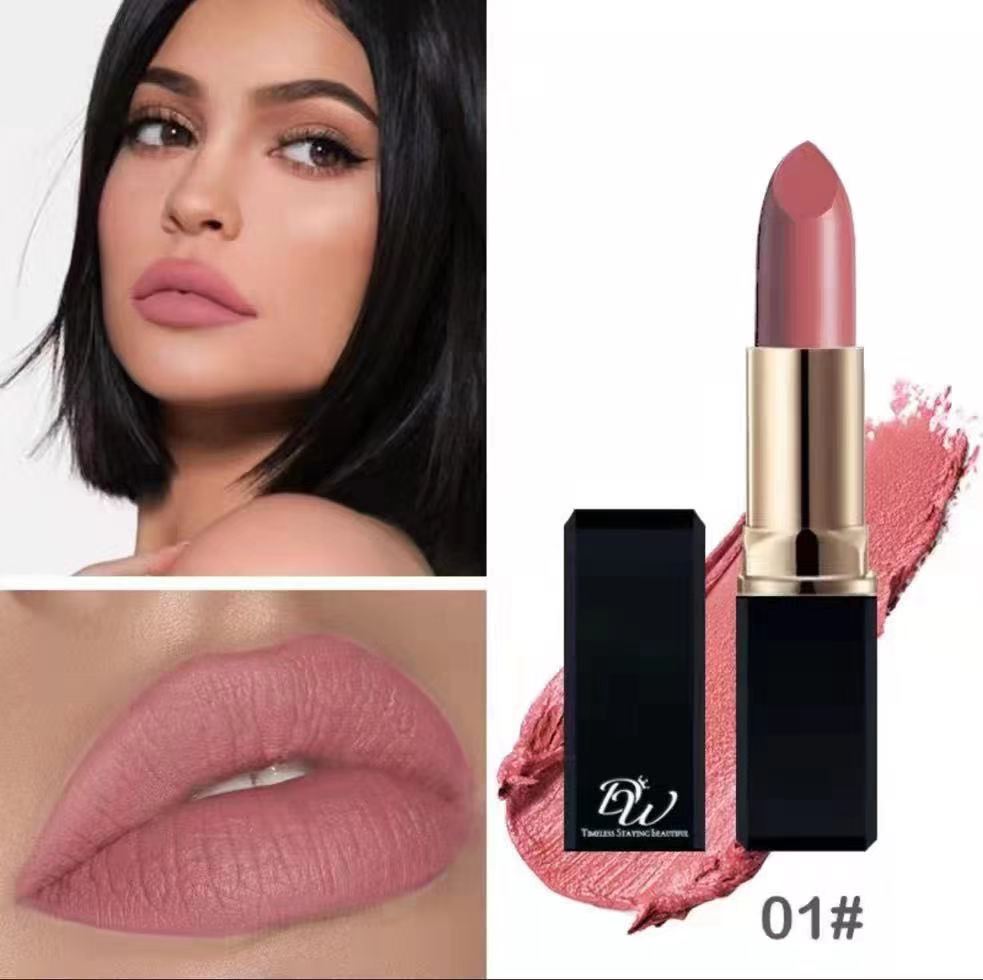 G.M SHOP Buy1 Take1 DW Black Matte Moisten Waterproof Lipstick