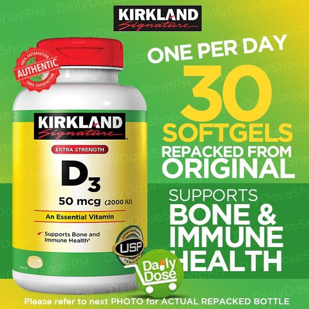 Kirkland Vitamin D3 (2000 IU) Lazada PH