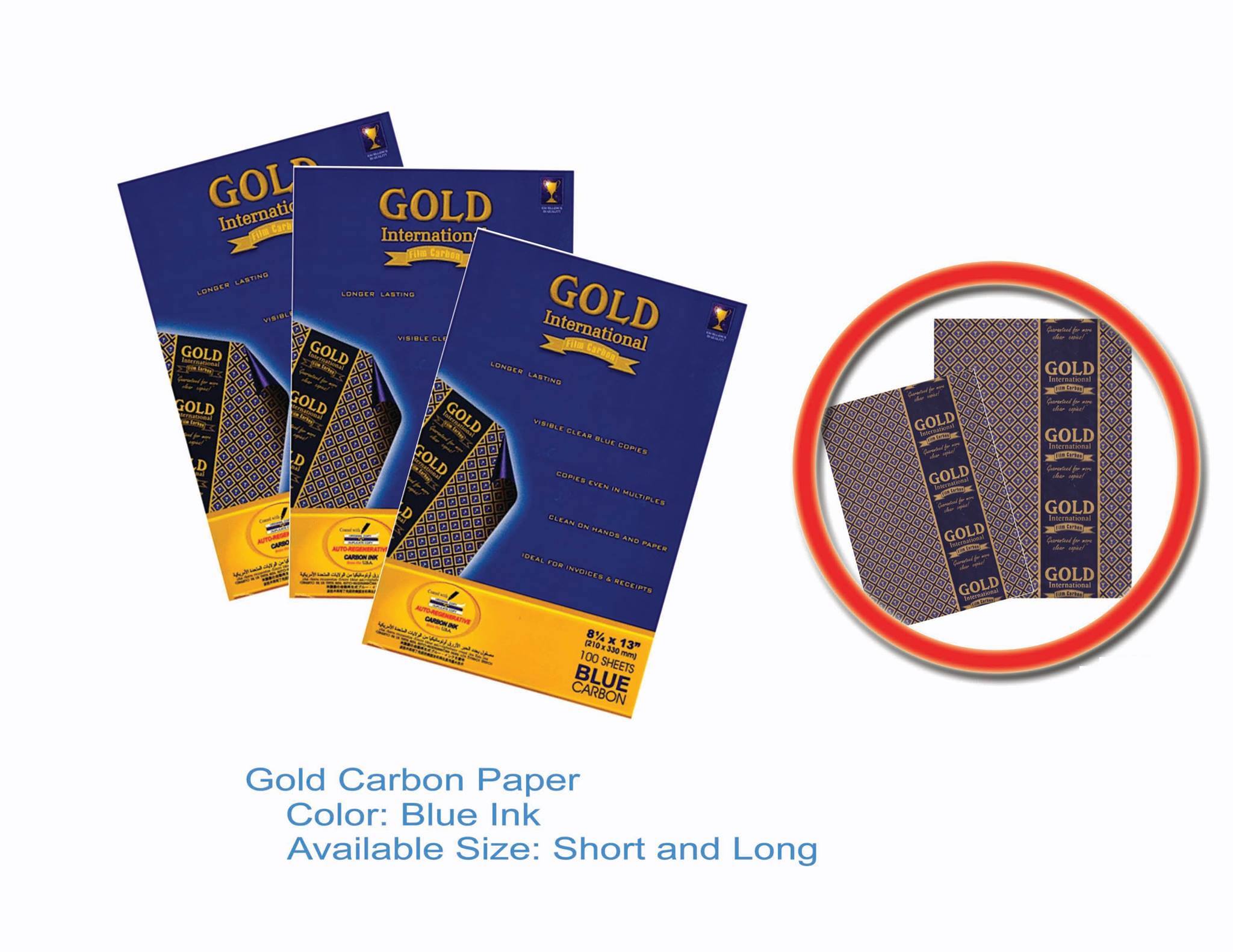 rcs-carbon-paper-gold-blue-short-100-sheets-lazada-ph