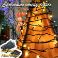 10m/100led Solar Christmas string lights For Garden Waterproof Outdoor Lighting Christmas Lamp Xmas Holiday Decoration Fairy Solar Battery