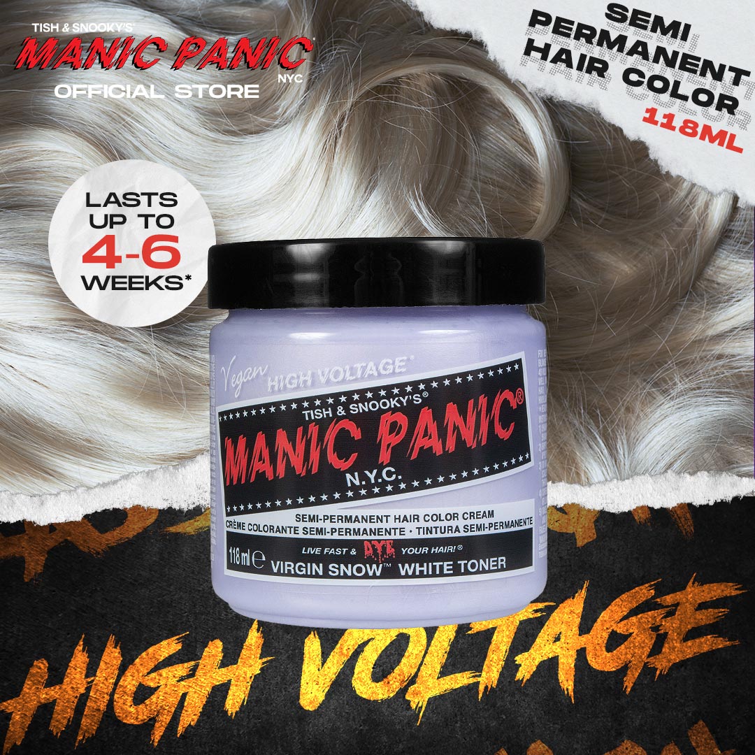 Manic Panic Classic High Voltage in Virgin Snow 118ML | Lazada PH