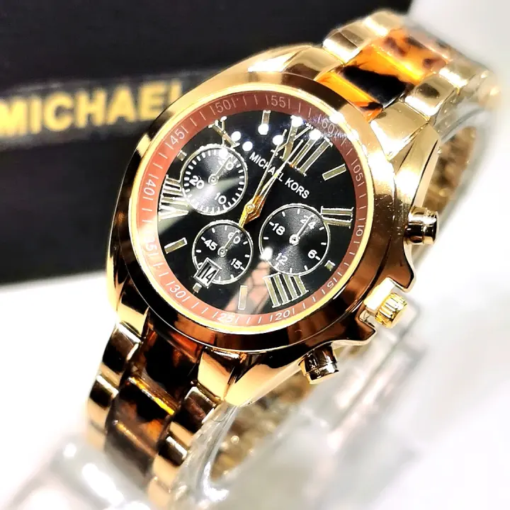 michael kors leopard watch