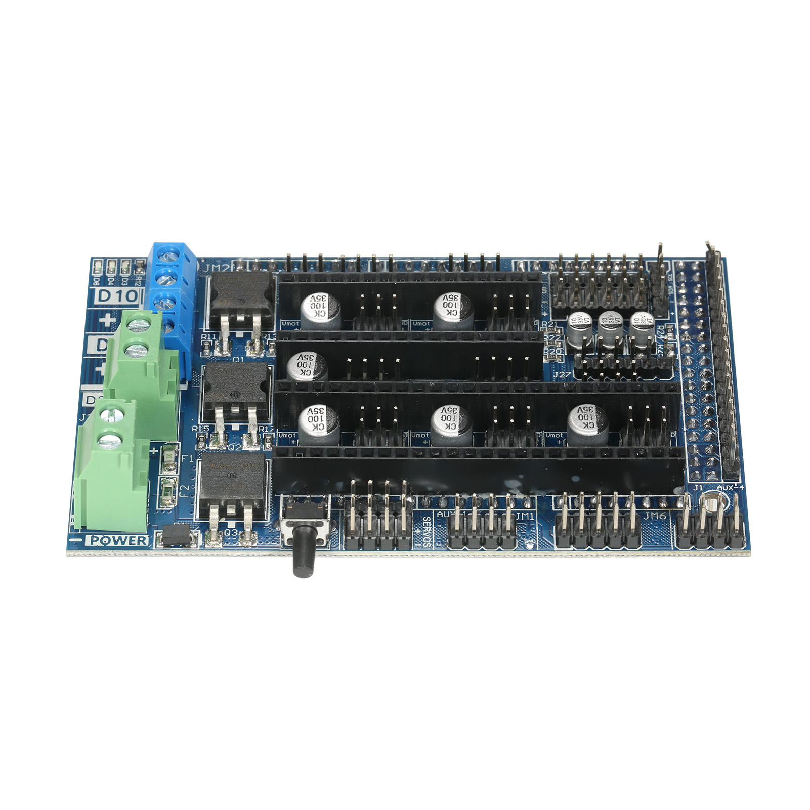 Ramps 1.6 Control Board Base on Ramps 1.5 4-layer Control Panel Board with Heatsink Expansion Mainboard for 3D Printer Parts & Accessories