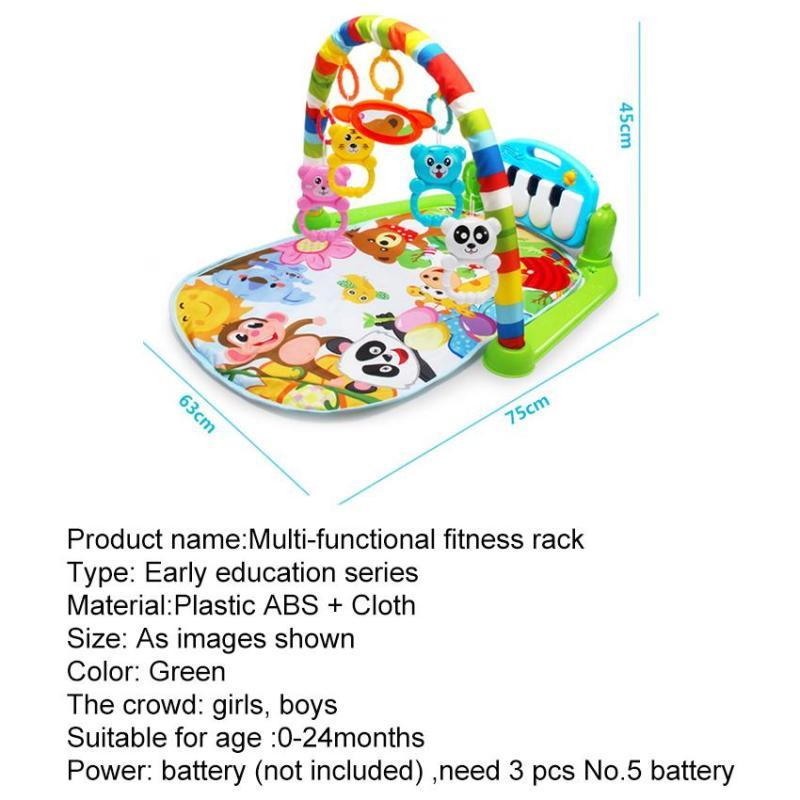 [Ready Stock] Baby Play Mats toys fitness Frame is Newborn Foot Piano
