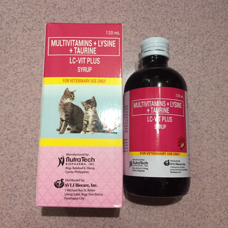 LC VIT PLUS SYRUP 120ML for KITTEN & CATS Lazada PH