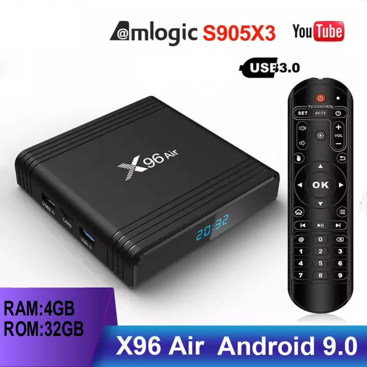 X96 Air Smart Android 9.0 TV Box, Amlogic S9053 Processor | Lazada PH