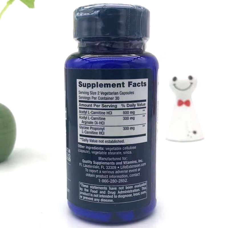 Life Extension Optimized Carnitine – 60 Vegetarian Capsules, Acetyl-L-Carnitine