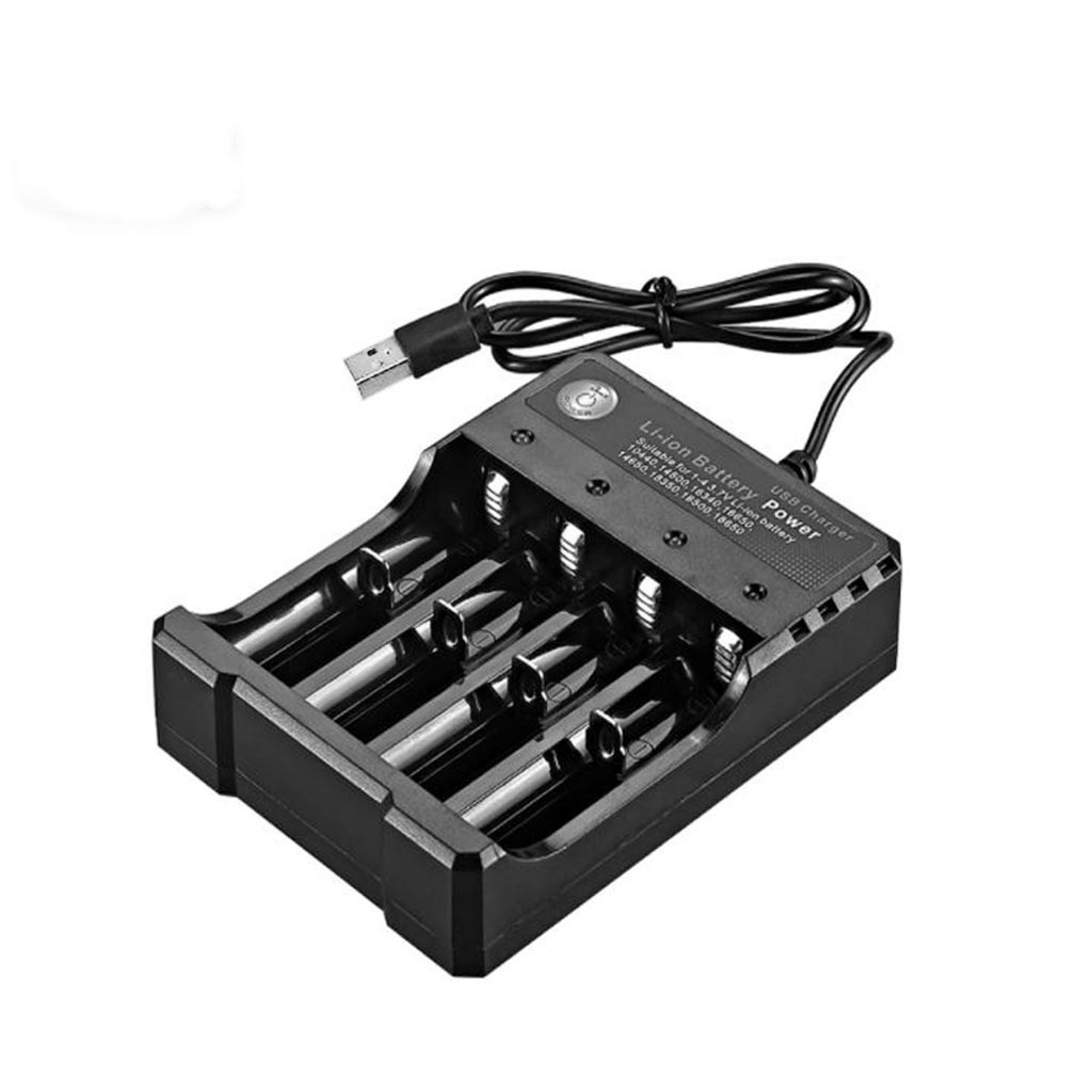 Battery Charger 4Slots AC 18650 Battery Charger Lithium Battery Charger