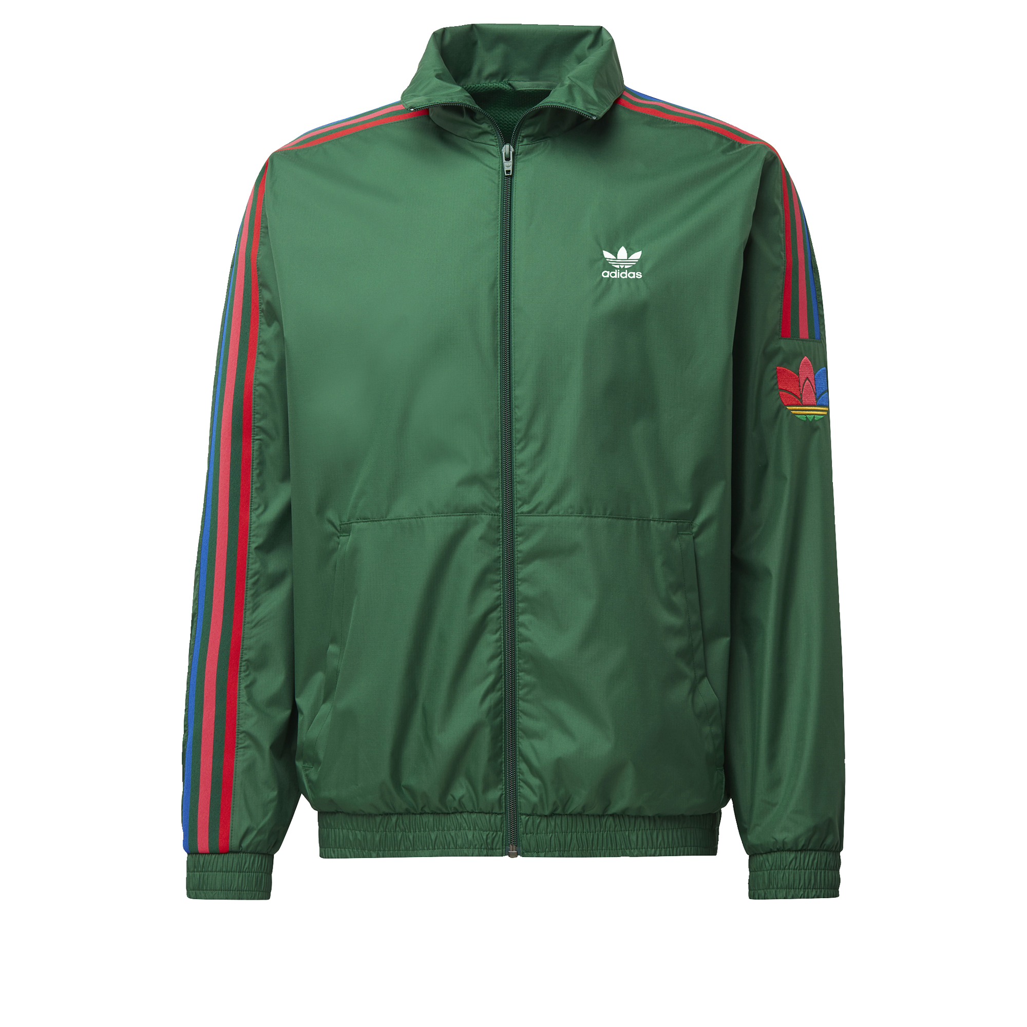 adidas ORIGINALS 3D Trefoil 3-Stripes Track Jacket Men green GE0847 |  Lazada Singapore