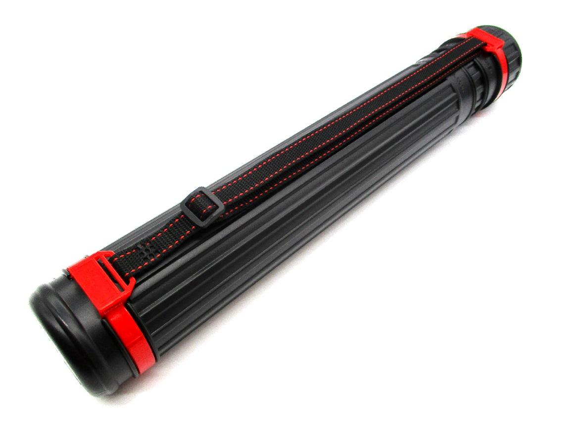 Drawing Tube Blueprint Case Telescoping Art Tube Large Plastic Black