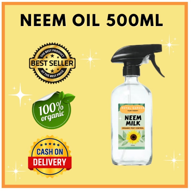 ROYAL GARDEN Neem Oil Spray Plants Insecticide Pesticide Refill 1 Liter