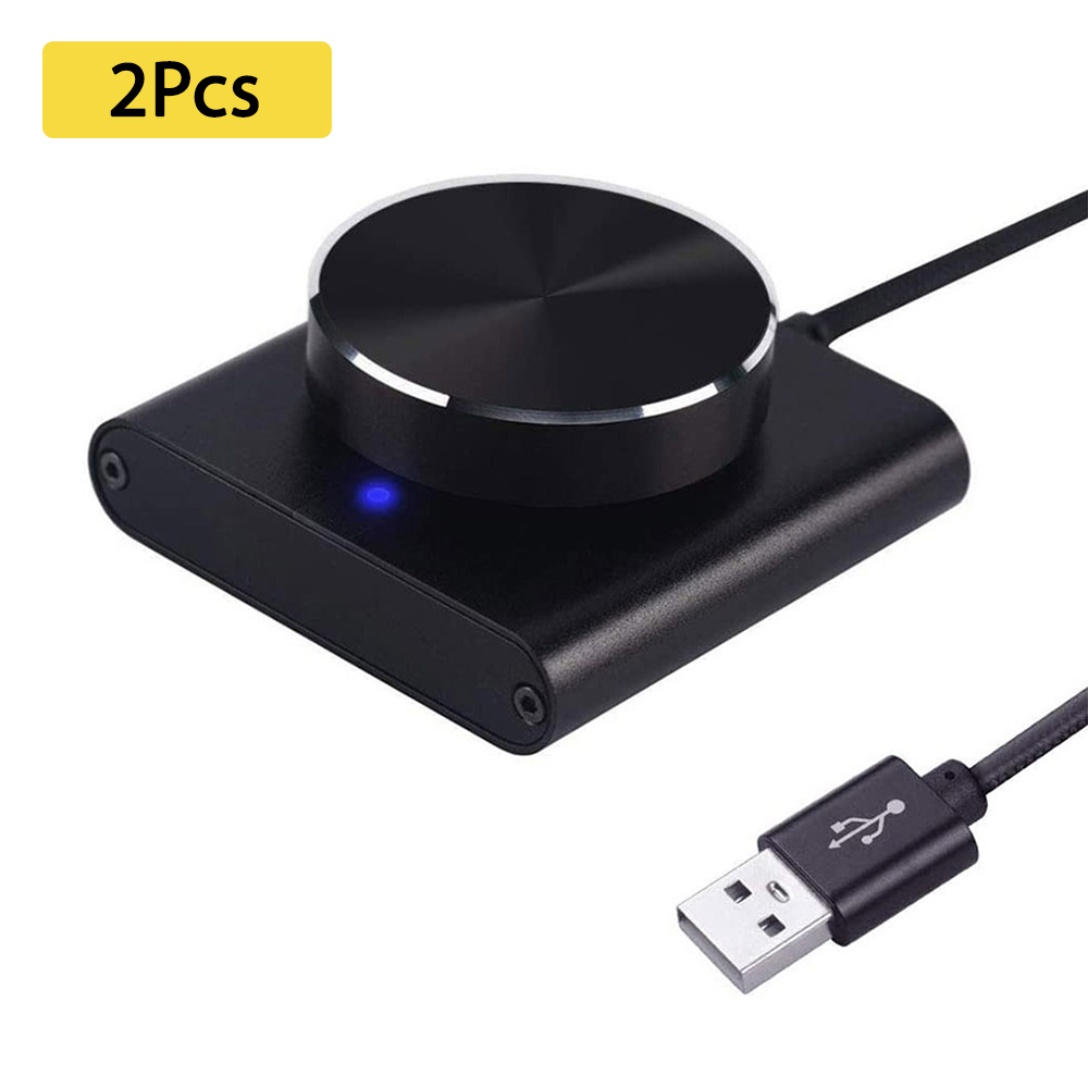 15Pcs USB Volume Control Lossless PC Laptop Speaker Volume Controller