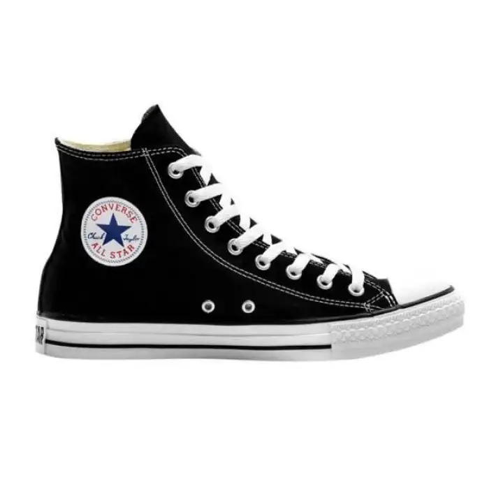 converse shoes high cut black