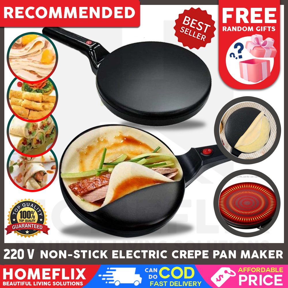 Electric Crepe Maker Pizza Pancake Machine Non-Stick Griddle Baking Pan  Cake Machine kitchen Appliance Cooking Tools Sonifer - AliExpress