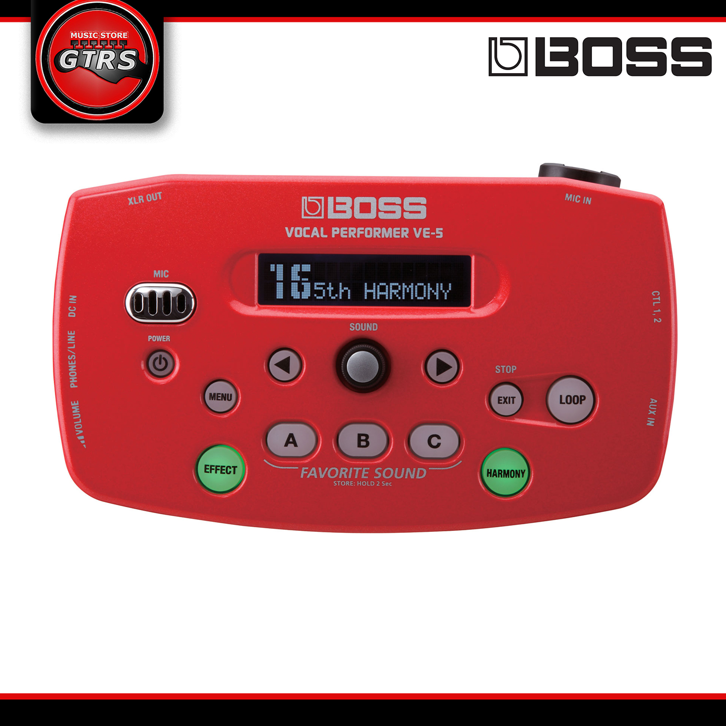 Boss VE 5 Vocal Effects Processor Red | Lazada PH