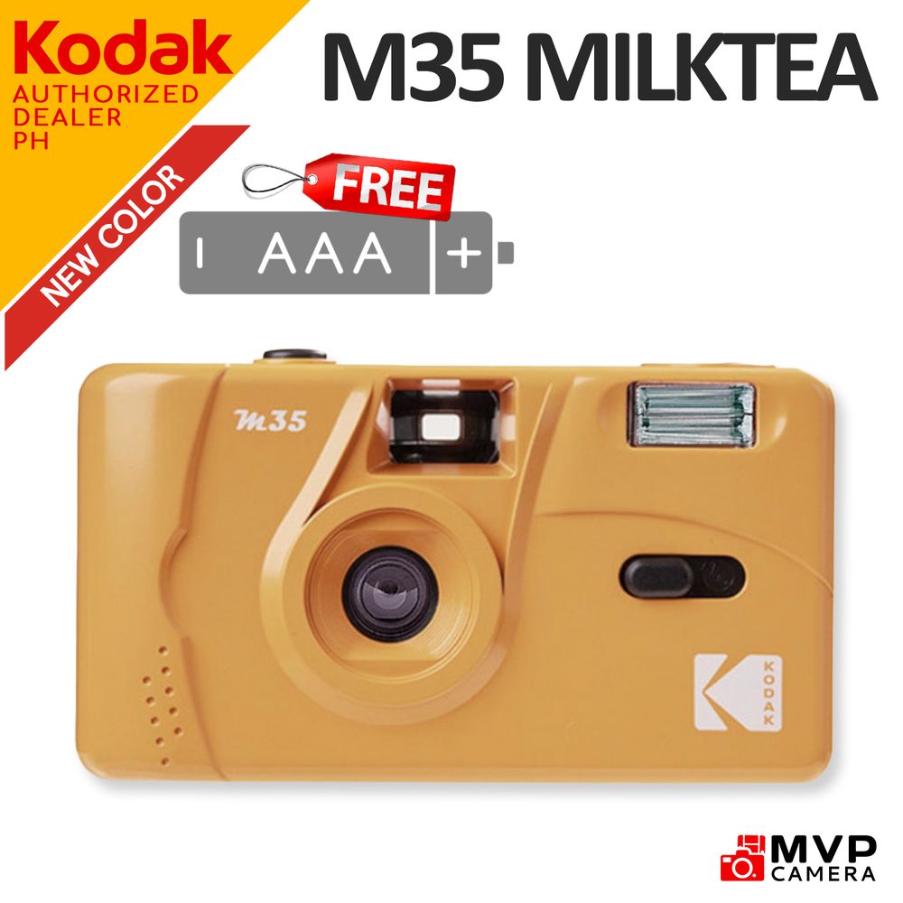 Kodak M35 ORANGE Film Camera Non-disposable Flash Point-and-shoot Film  Camera(Original Kodak Product) - ECONBUY