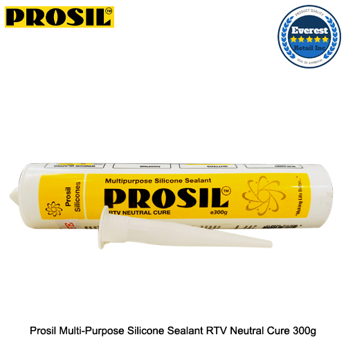 Prosil MultiPurpose Silicone Sealant RTV Neutral Cure 300g (Choose
