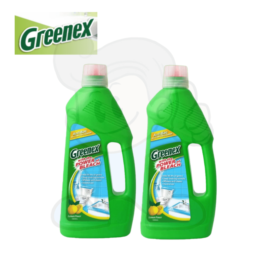 Greenex All Purpose Cleaner Lemon (2 x 1000ml) Lazada PH