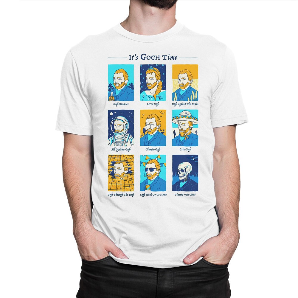 It's Gogh Time Funny T-Shirt, Vincent van Gogh Shirt, Men's | Lazada PH