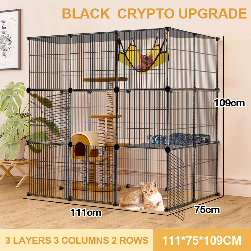 DIY Pet Cage 111*109*75CM Custom Cage Design Pet Dog, Cat, Rabbit ...