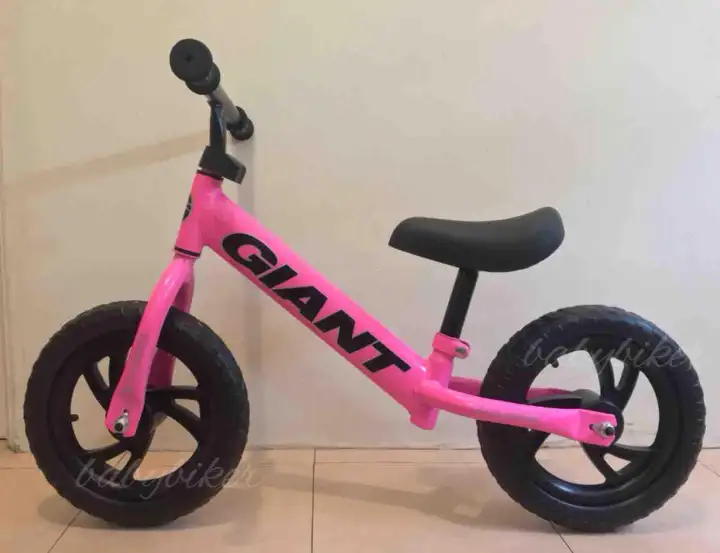 pink strider balance bike