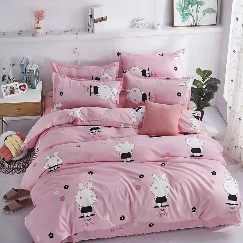 MAMU Printed Polycotton Duvet Cover with Zipper Comforter Cover Only