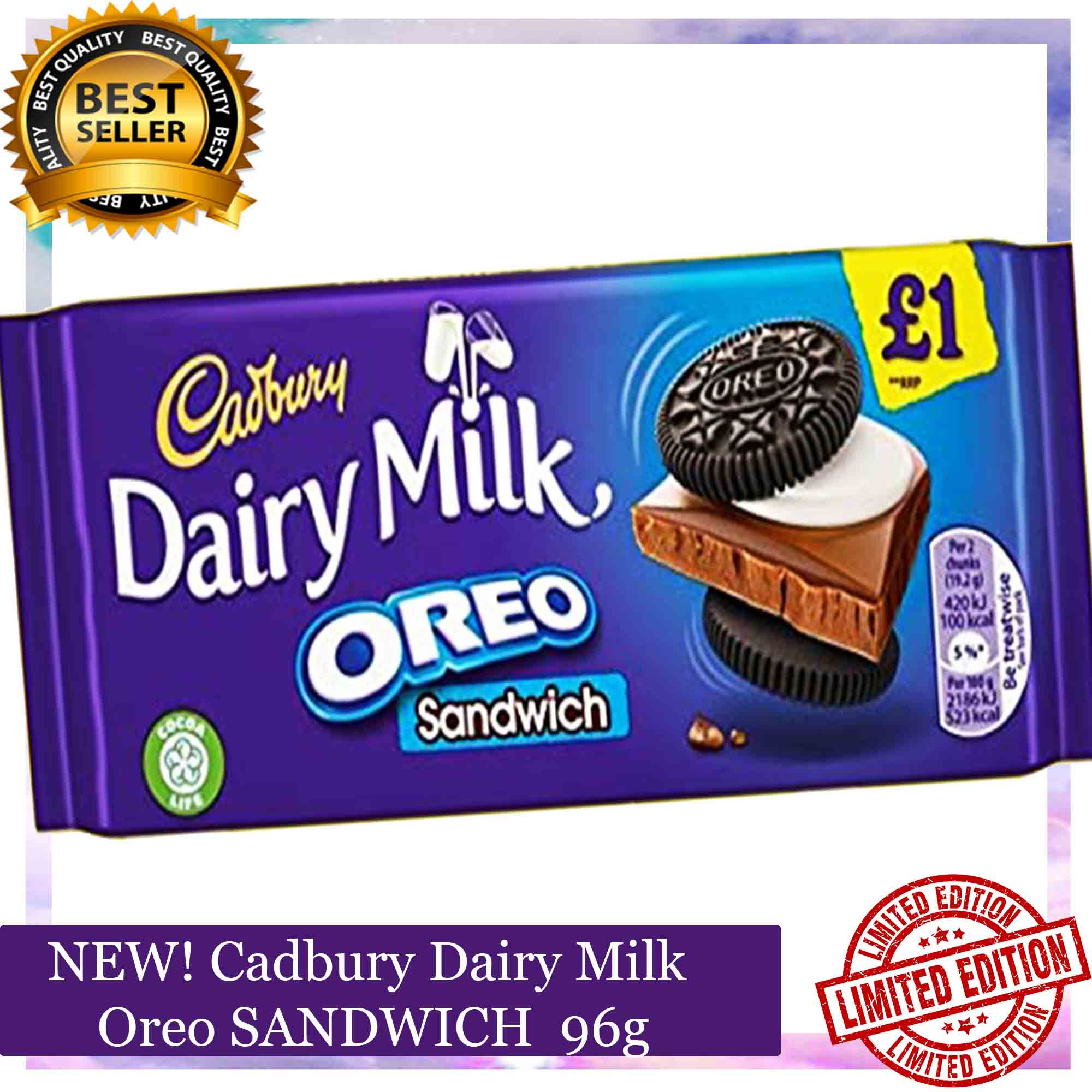 NEW! Cadbury Dairy Milk Oreo SANDWICH 96g Lazada PH