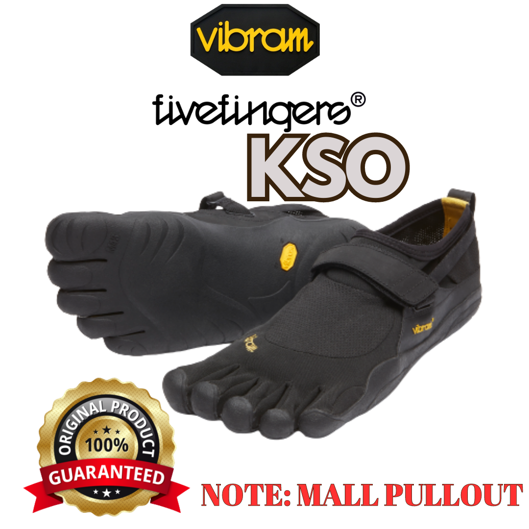Vibram Five Fingers KSO Black (Mall Pull outs with Stitches) Size 47/43