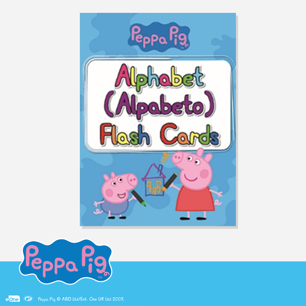 Peppa Pig and Pals - Peppa Pig Alphabet (Alpabeto) Flash Cards | Lazada PH