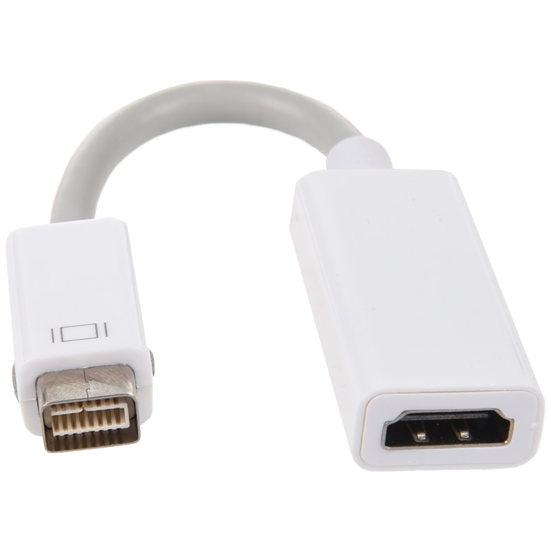 Cable - - 0.2 - Mini Cable adapter DVI to HDMI female for MacBook (0.20 m) white |