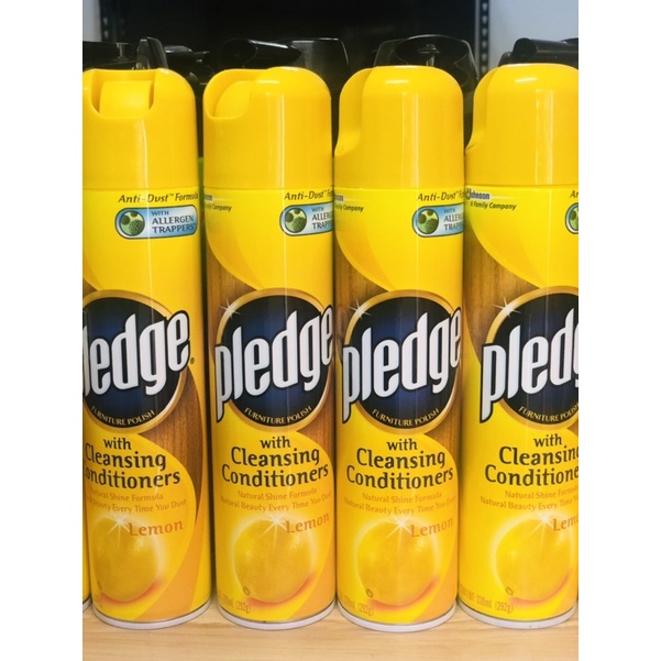 Pledge Furniture Polish with Cleansing Conditioners Lemon 330ml Lazada PH