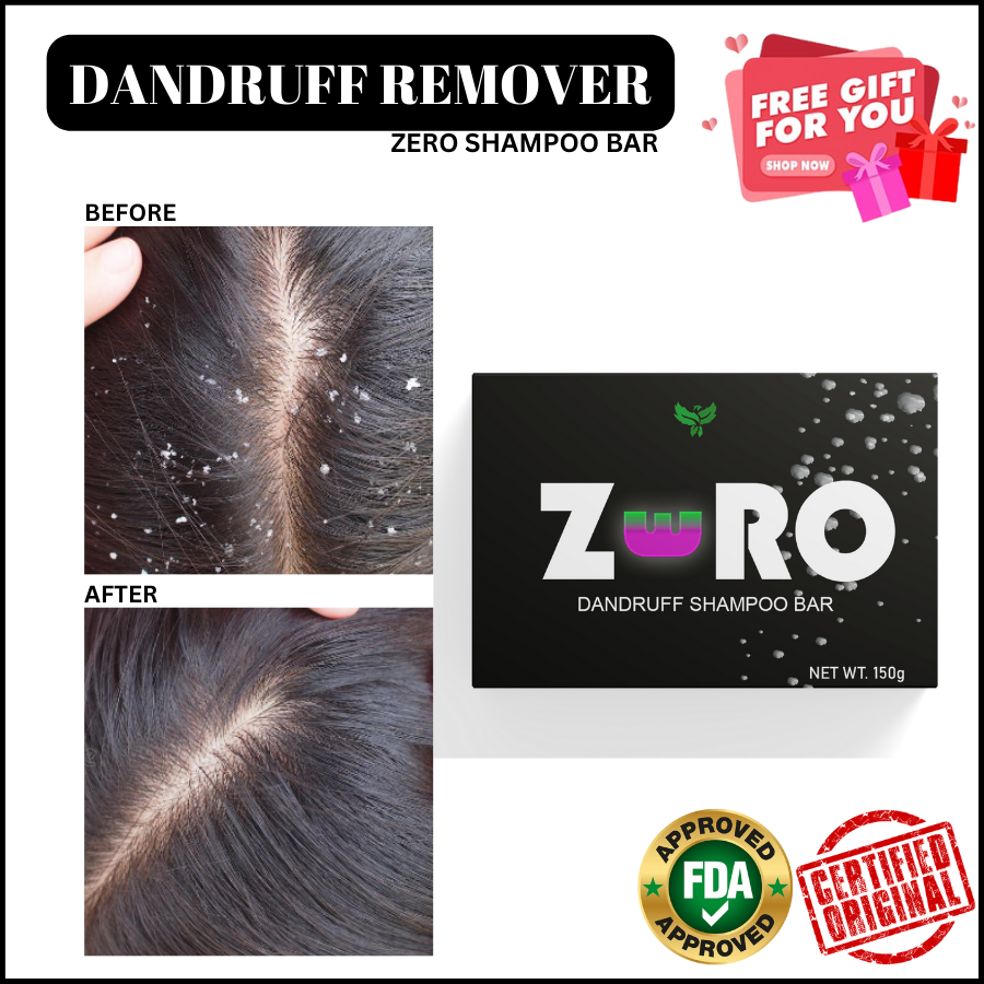 ️NATURAL ZERO Dandruff Shampoo Bar ( dandruff remover , dandruff scalp