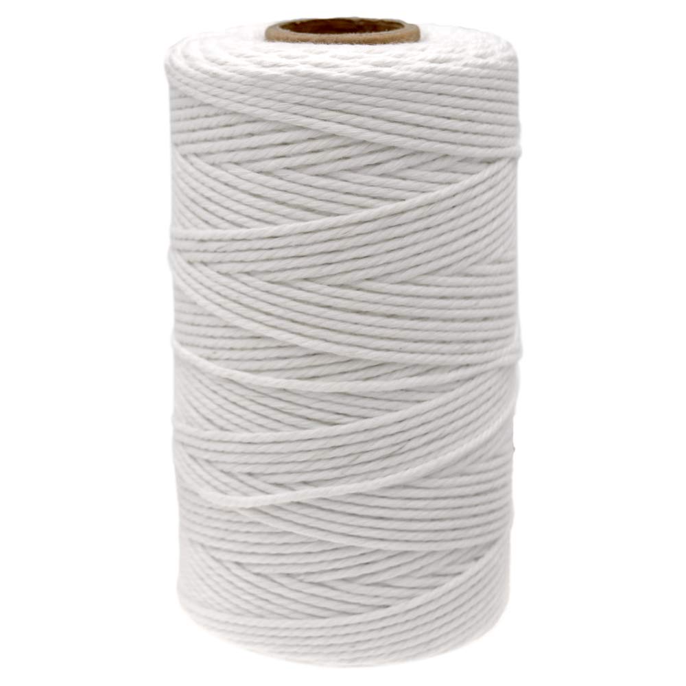 Box Partners Twc630 8-Ply 20 lbs Cotton Twine, White