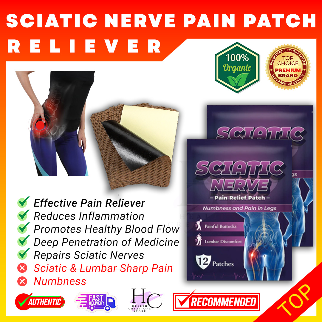 SUMIFUN Sciatic Nerve Pain Reliever Patch Back Lumbar Pain Sciatica ...