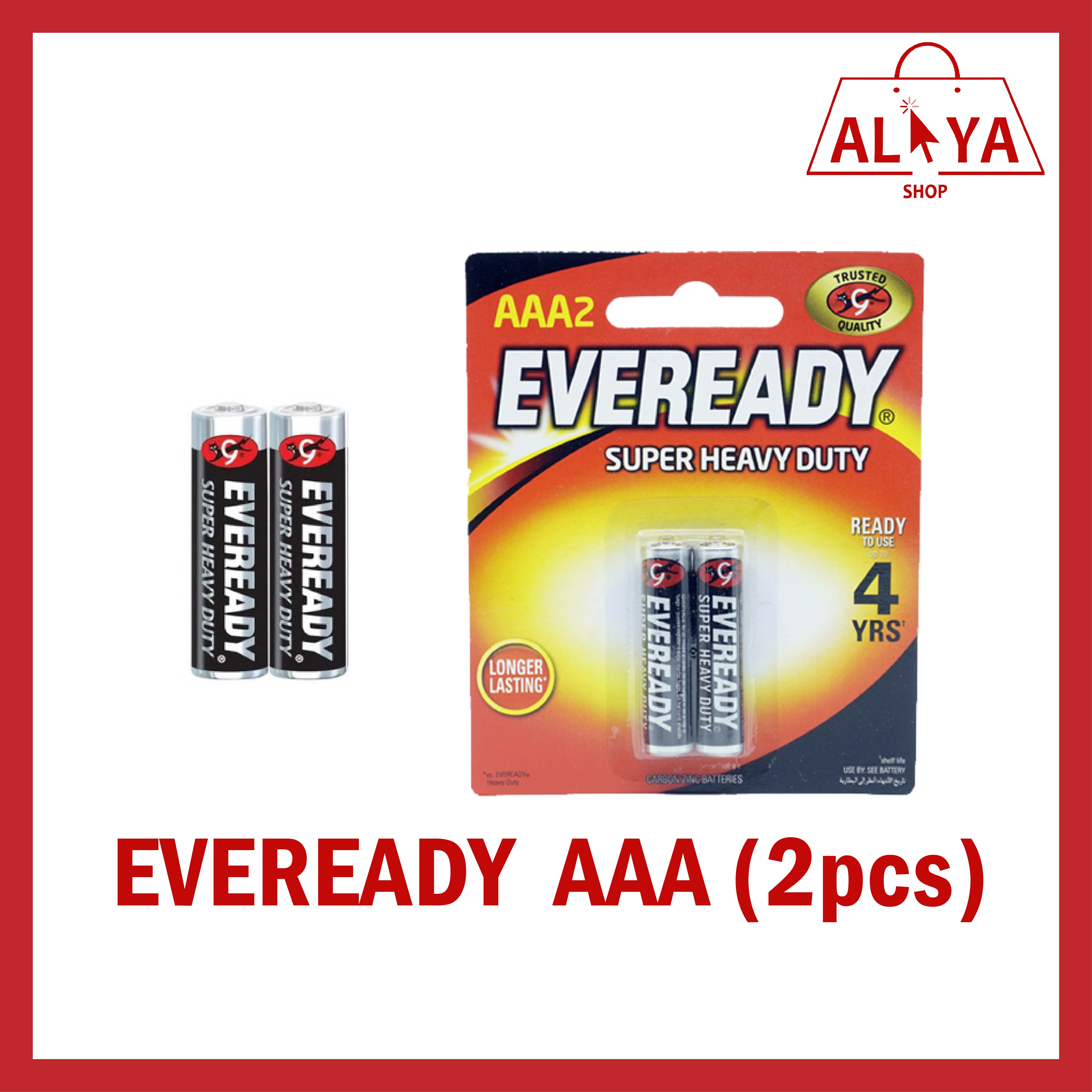 Eveready Super Heavy Duty AAA Battery (AAA2) 100 Original 2pcs