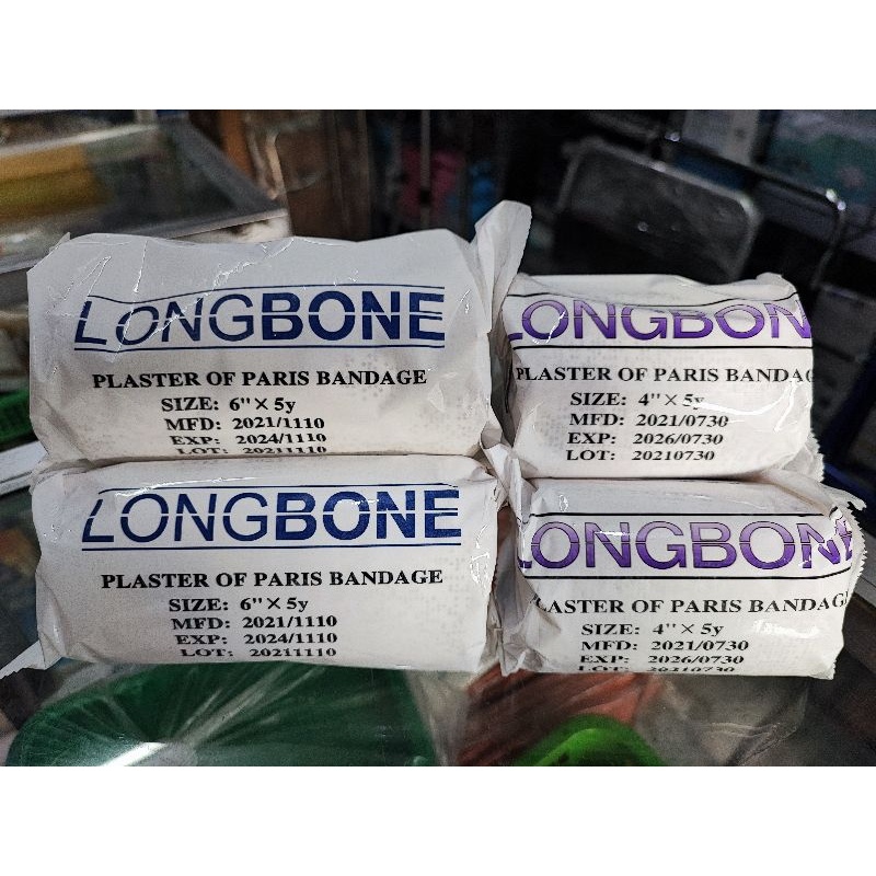Plaster of Paris 4 x 5y 6 Size LONGBONE Lazada PH
