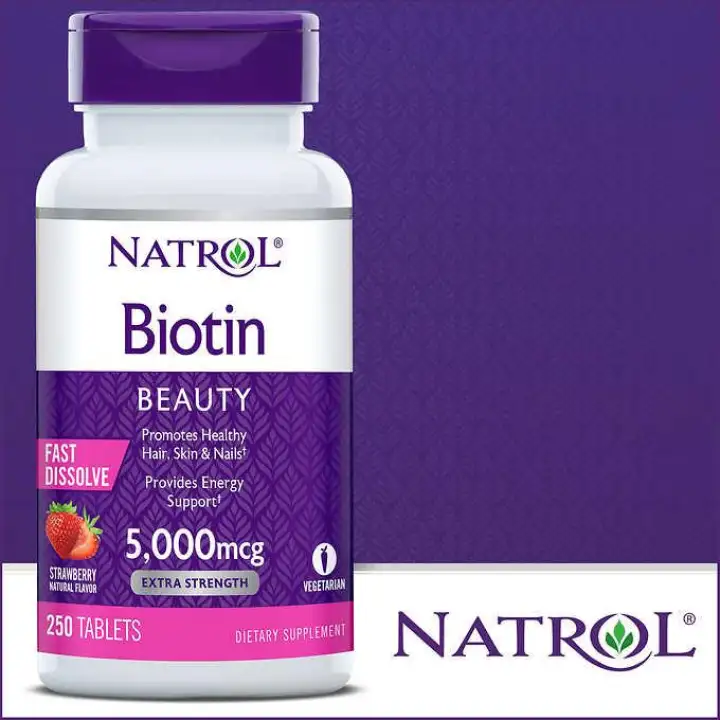 Natrol Biotin 5000mcg 250 Tablets Lazada Ph