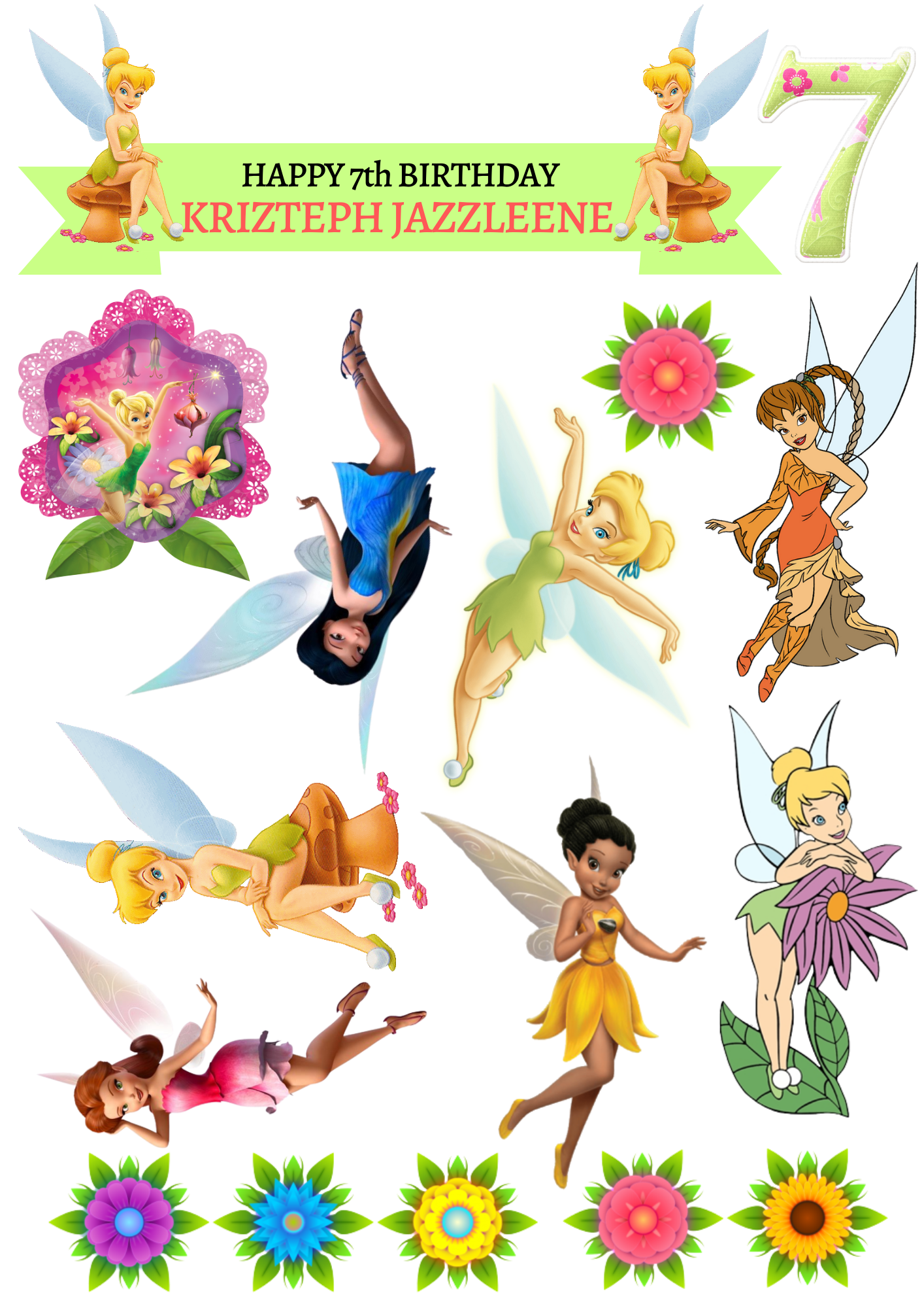 Tinkerbell Cake Topper Lazada PH