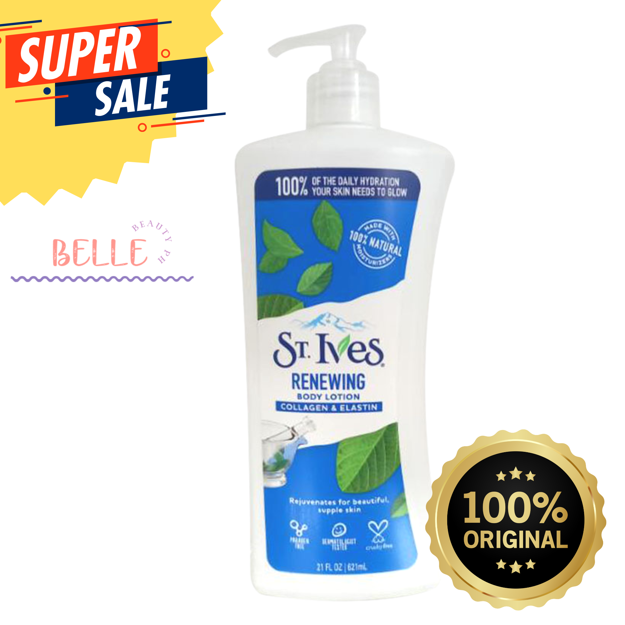 ST. IVES Renewing Collagen and Elastin Hand and Body Lotion 621ML