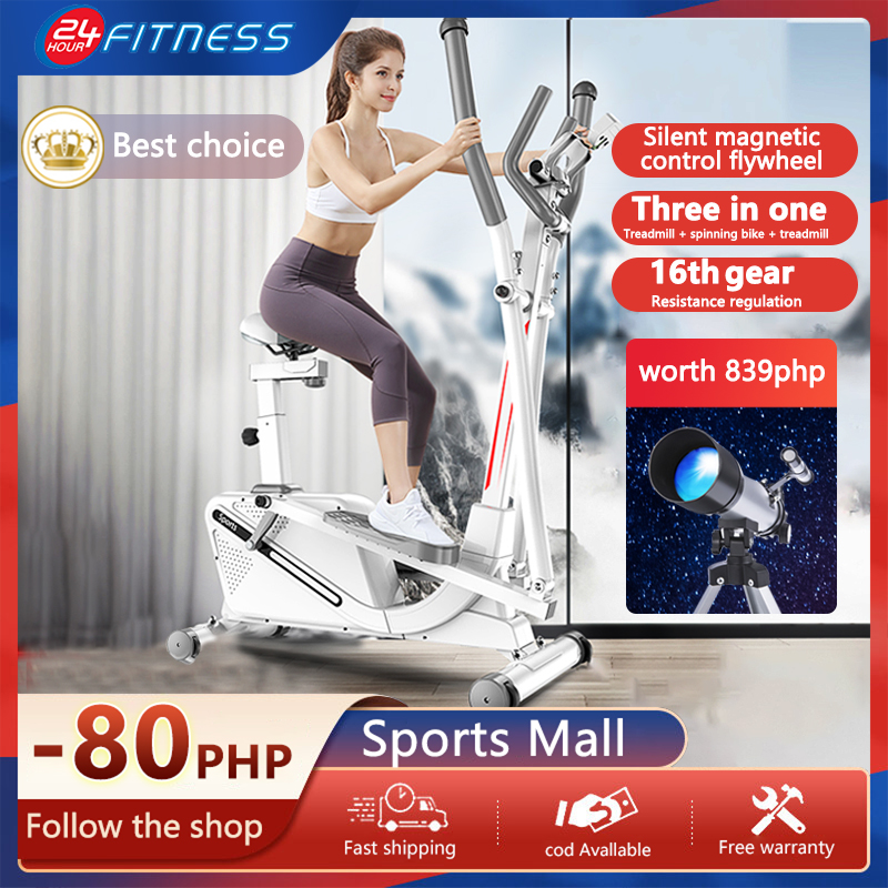 24 Hour Fitness Home Use Bike Elliptical Machine Exercise Bike