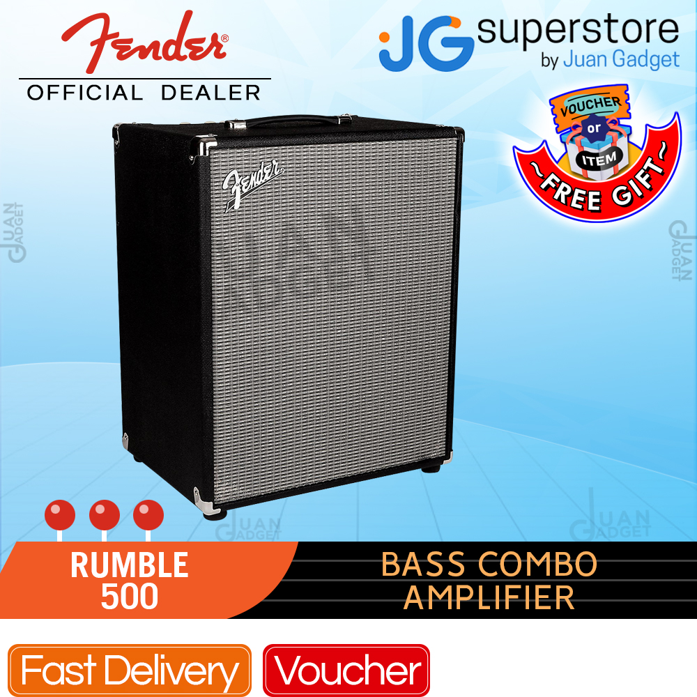 Fender Rumble 500 V3 Electric Bass Combo Amplifier 500watts 120V (230V