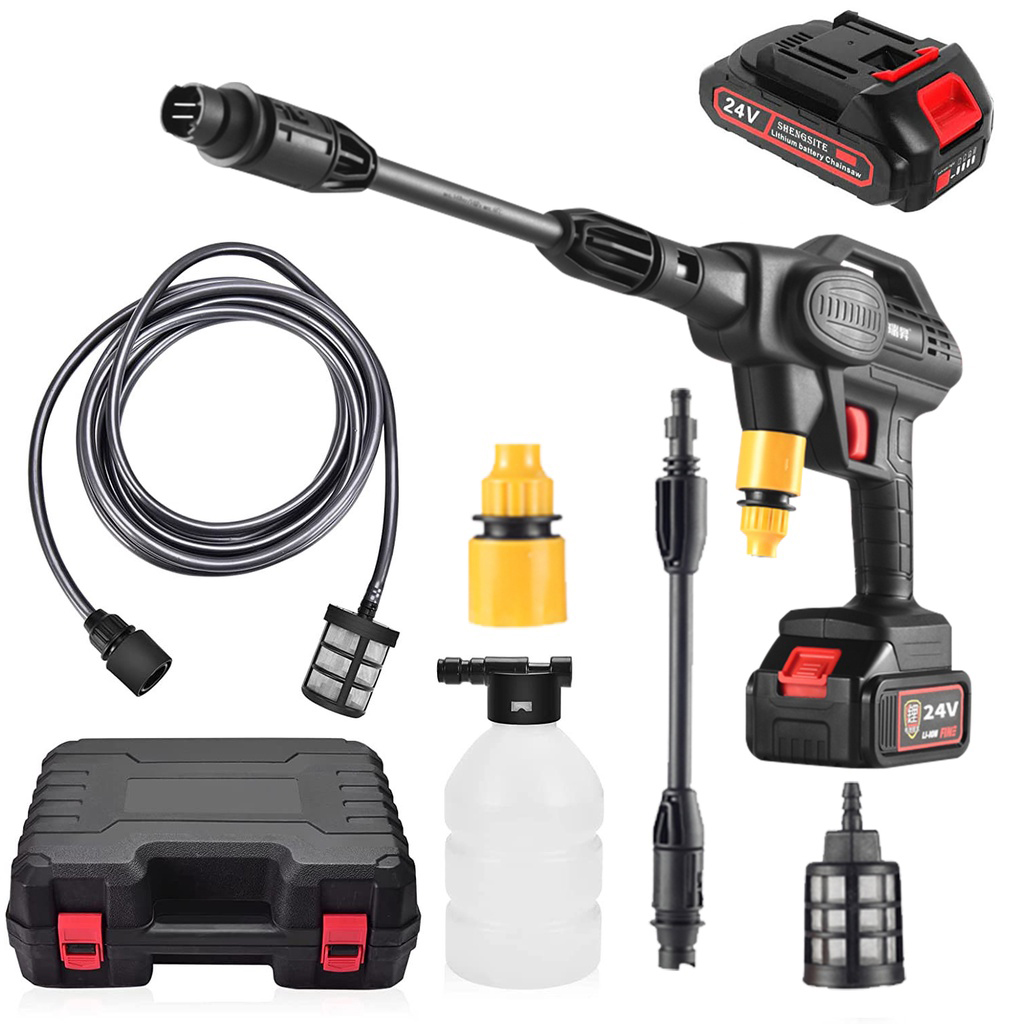 Wireless Car Washer Portable Water Pressure Washer 24V Rechargeable