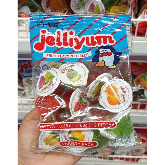 JelliYum Original Ice Pop Fruit Flavored Ice Candy & Jelly(180g/ 715g ...