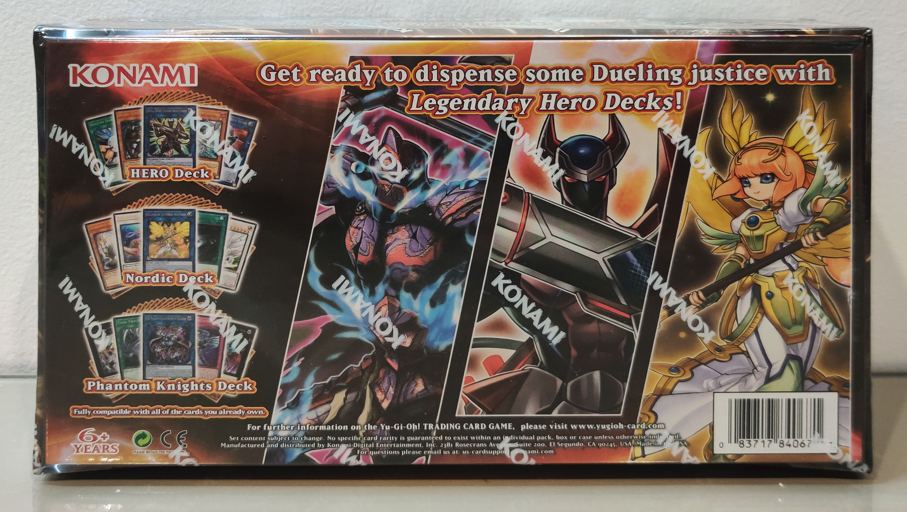 yugioh legendary hero decks box set Blackfire Card Sleeves main image 1