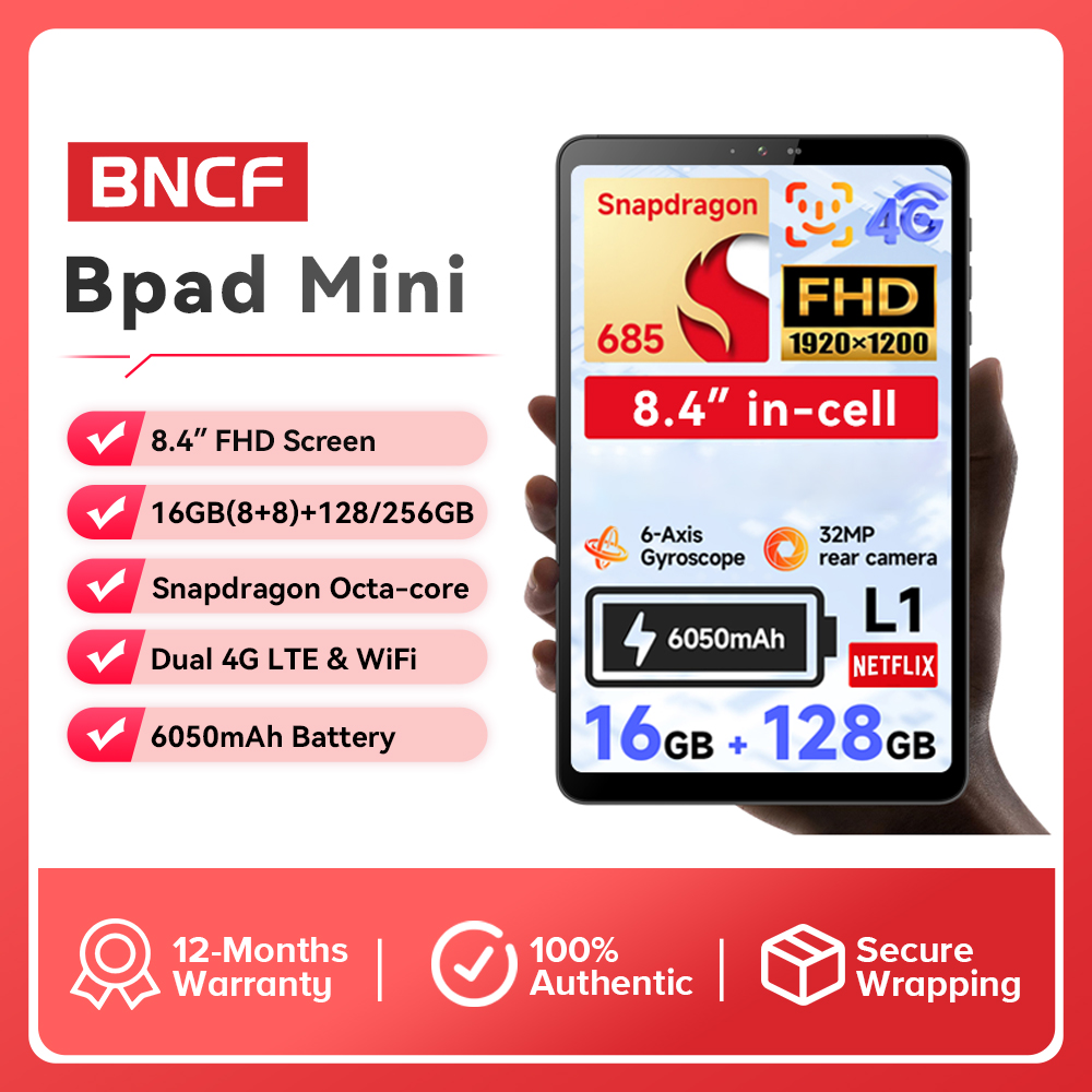 BPAD Mini 8.4インチ FHD タブレット 16GB+128GB BPAD Mini 8.4インチ